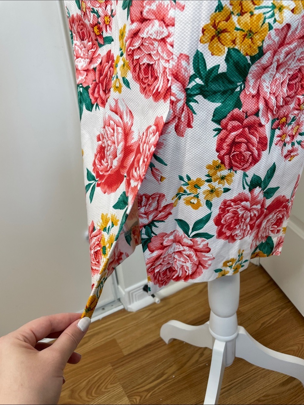 NWT ASOS Maternity Wiggle Floral Midi Dress 6 - Picture 10 of 15